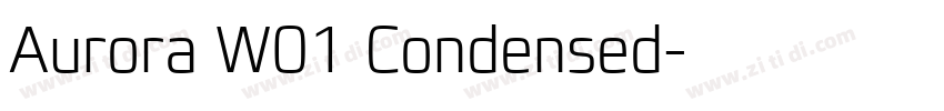 Aurora W01 Condensed字体转换